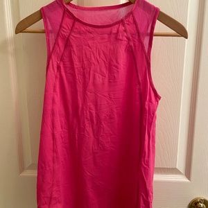 Lululemon pink running tank